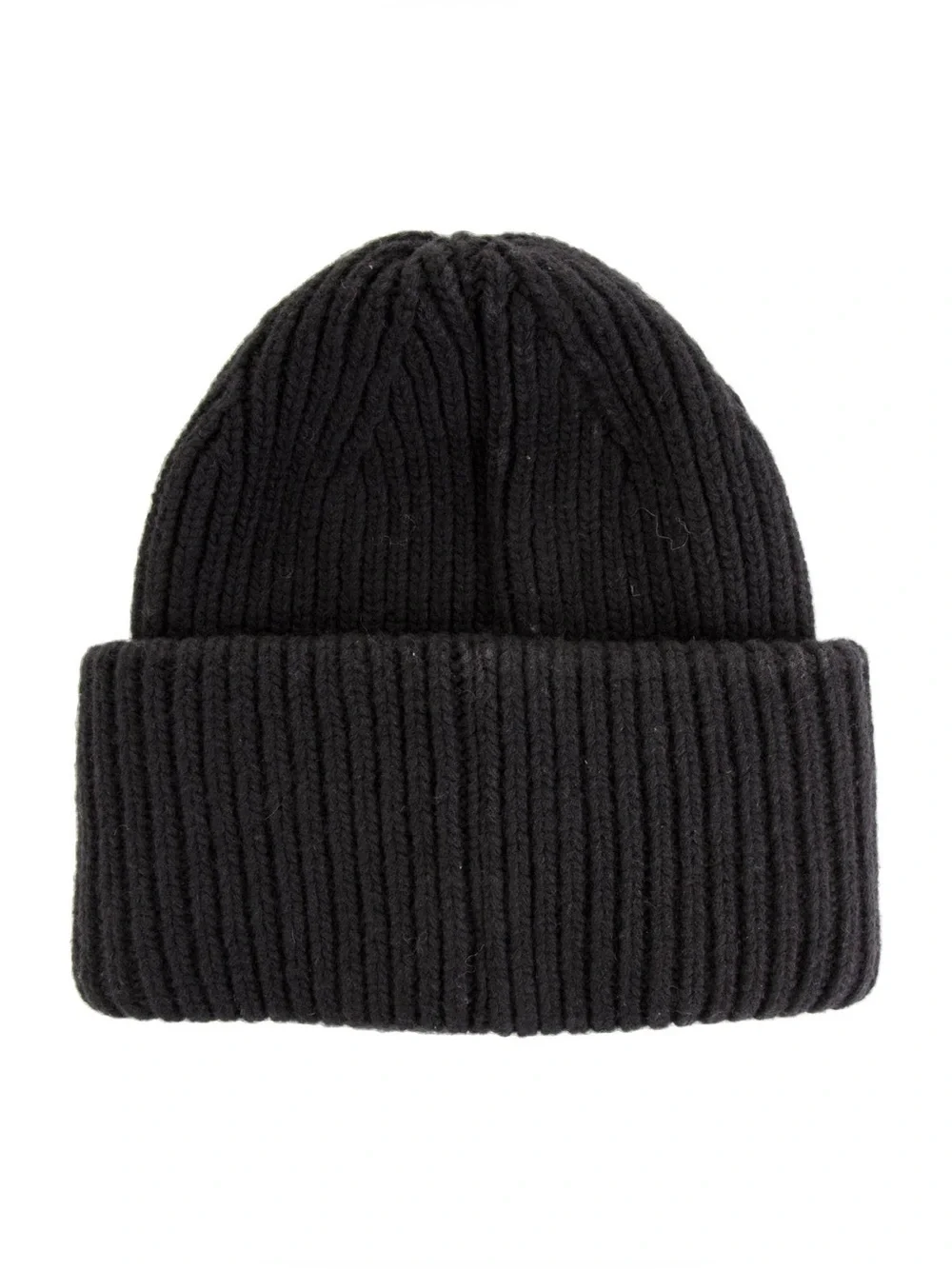 NWT LÄST 100% Extra Fine Merino Wool Beanie Cap Black One Size